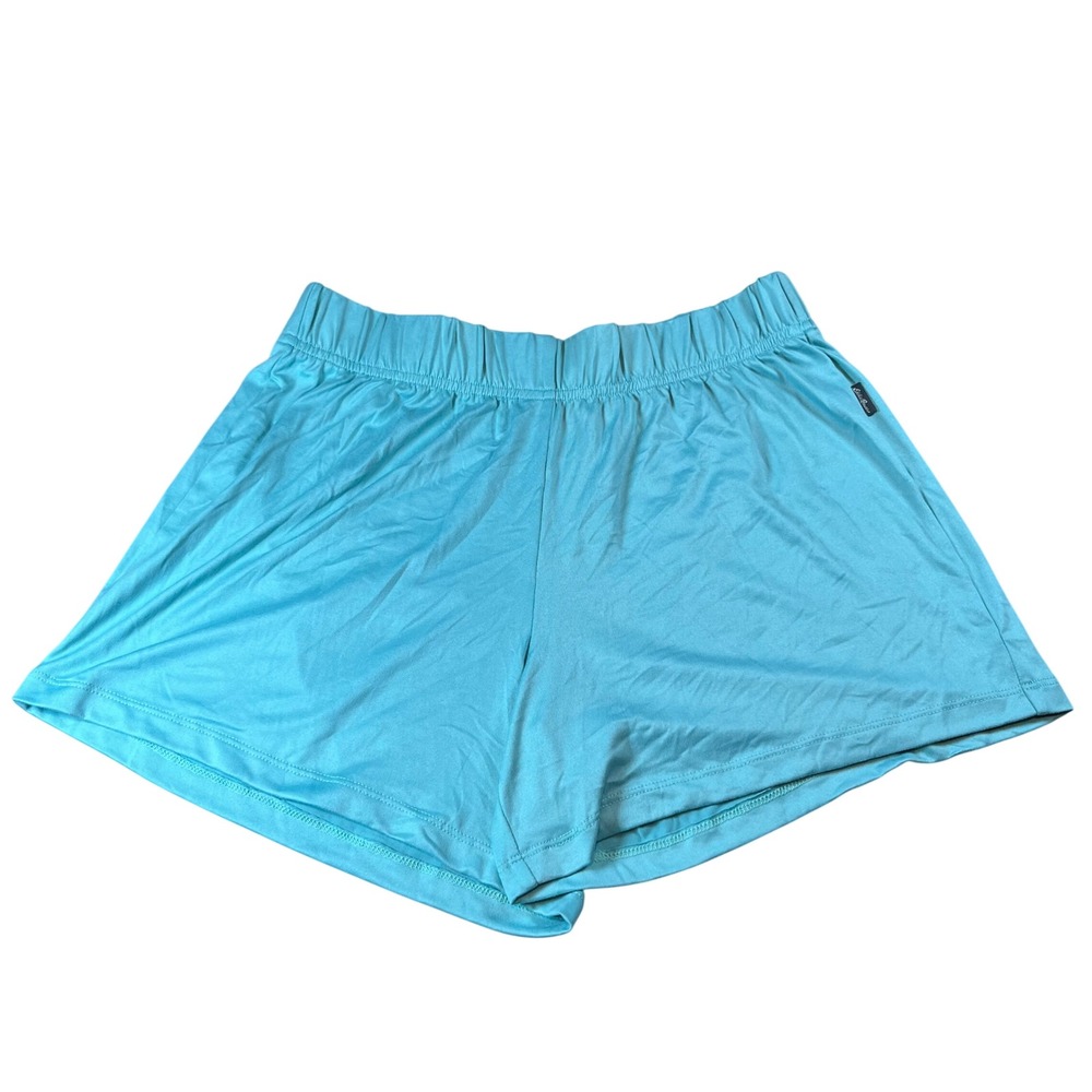 Eddie Bauer Womens Aqua Blue Sleepwear Lounge Shorts XS NWT 1555337